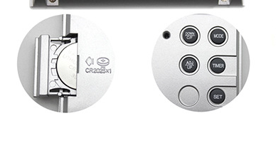 Reloj de Viaje Plegable con Calendario Perpetuo y Pantalla Digital - Image 3