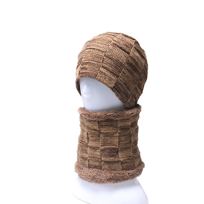 Juego de Cuello y Gorro de Punto en Terciopelo - Image 7