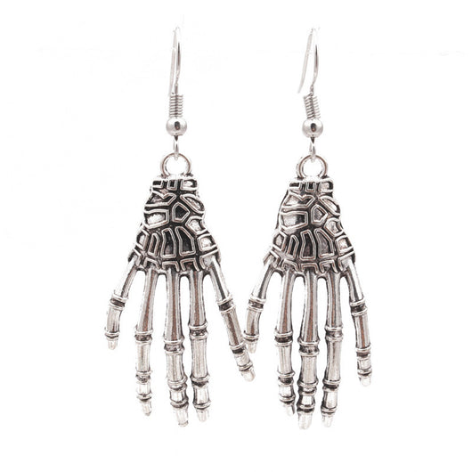 Aretes de hueso de Halloween