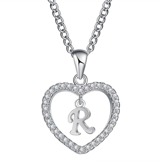 Collar de Corazón Personalizado con Circonia - Image 19
