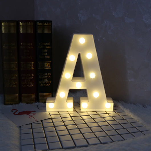 Letrero LED Luminoso Alfabeto 26 Letras - Lámpara Decorativa de Neón - Image 2