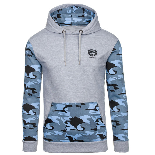 Sudadera con Capucha y Costuras de Camuflaje - Image 3