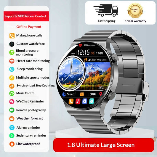Reloj Inteligente Deportivo con Llamadas Bluetooth, Monitor de Frecuencia Cardíaca y Glucosa - Image 12