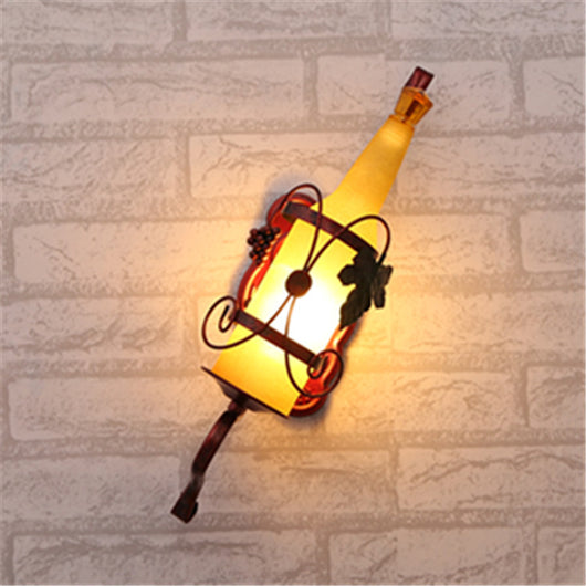 Lámpara de Pared Creativa Botella de Vino para Dormitorio - Image 14