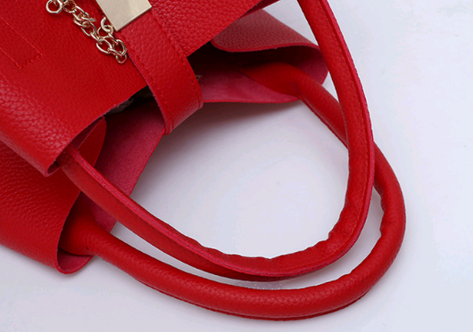 Bolso Bandolera Mujer Piel PU Patrón Grabado Tipo Lichi - Bolsa Tipo Cubo Elegante y Resistente - Image 7