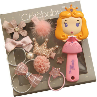 Set de Accesorios para Cabello Infantil - Horquillas, Moños y Peine Princesa - Image 25