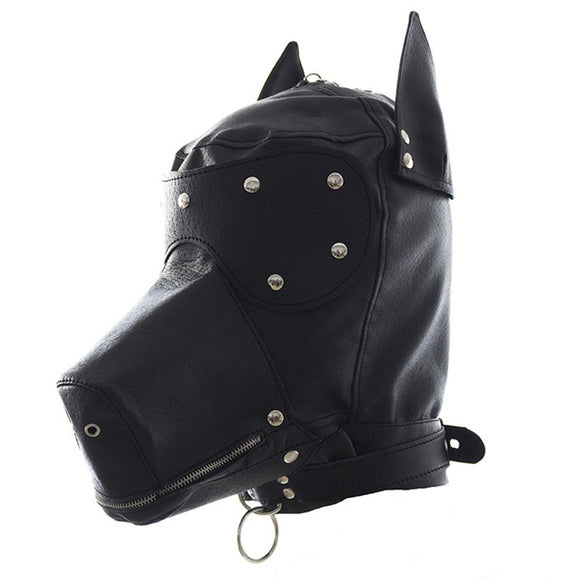 Capucha de Cuero para Perro - Juguete Interactivo Premium