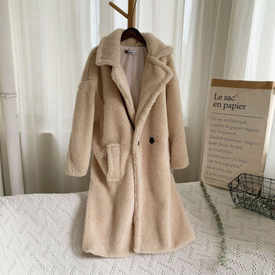 Abrigo Largo de Piel para Mujer - Otoño e Invierno - Image 33