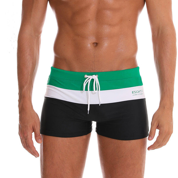 Shorts de Playa con Costuras Tricolor - Image 7