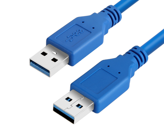 Cable USB 3.0 Macho a Macho para Transferencia de Datos de Alta Velocidad