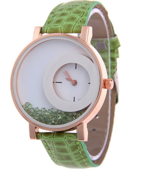 Reloj de Cuarzo Elegante con Cristales Brillantes - Moda Europea - Image 4