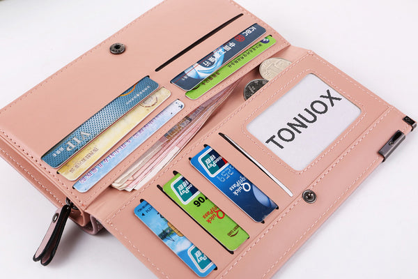Billetera Bolsa para Celular con Acabado Satinado