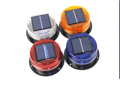 Luz de Advertencia Solar Magnética Roja y Azul para Techos - Image 26