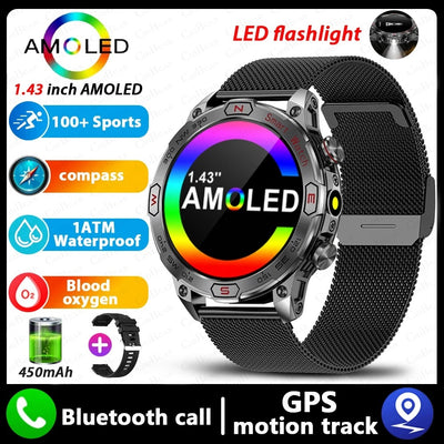 Reloj Inteligente HD AMOLED con Llamadas Bluetooth y Modo Deportivo - Image 8