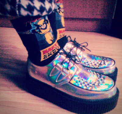Zapatillas Plataforma Laser Harajuku Unisex con Suela Gruesa - Image 3