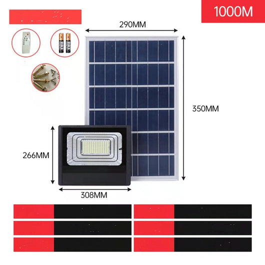 Lámpara Solar Exterior Grande a Prueba de Lluvia - Iluminación LED Recargable sin Poste - Image 10