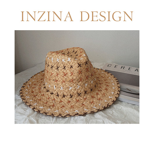 Sombrero Vaquero Retro de Paja con Estilo Occidental Auténtico - Image 12