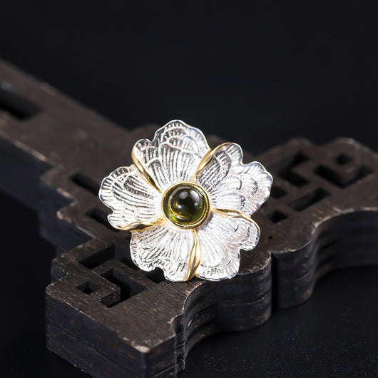 Broche Turmalina Loto - Accesorio de Elegancia Masculina Premium