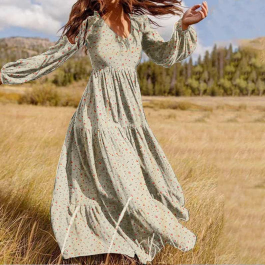 Vestido Casual Floral con Volantes para Tallas Grandes - Image 13