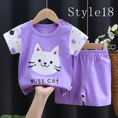 Traje Infantil de Algodón con Manga Corta - Image 17