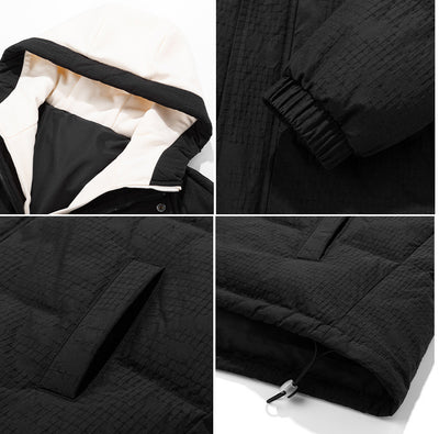 Chaqueta de Plumón 90% Pato Blanco Unisex - Abrigo Suelto y Cálido - Image 16