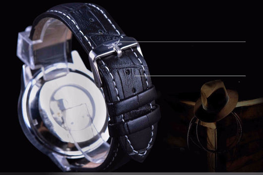 Reloj Mecánico Automático para Hombre con Banda de Acero de 6 Pernos - Image 6