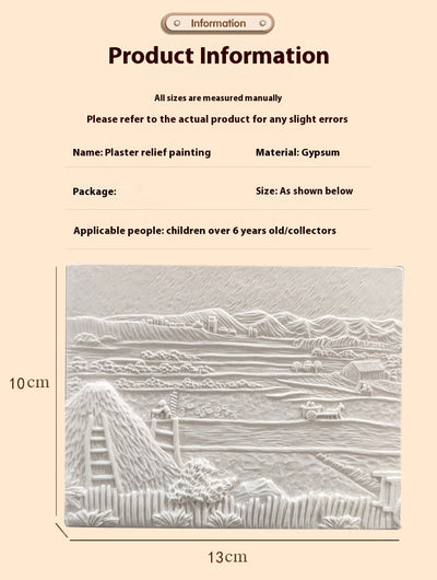 Cuadro de Relieve 3D en Yeso - Serie DIY Decorativo Hecho a Mano - Image 8