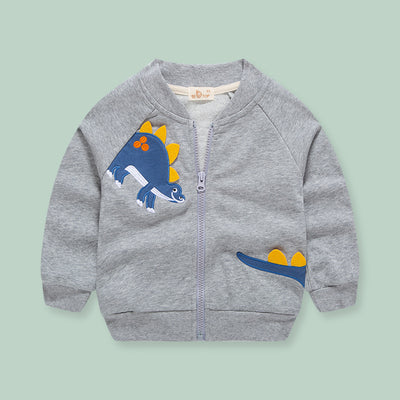 Chaqueta Deportiva Infantil con Cierre - Estilo Beisbolero Casual - Image 9