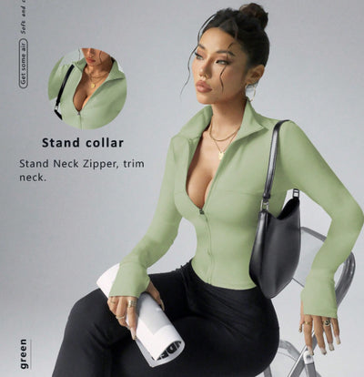 Chaqueta Deportiva Protectora Solar Transpirable con Cierre - Image 3
