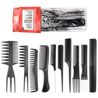 Set de 10 Peines Profesionales para Barbería y Salón de Belleza - Image 4