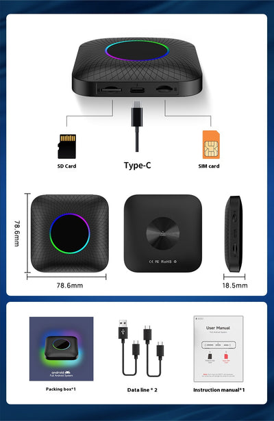 Pantalla Táctil Inalámbrica CarPlay Android 13 con Moxibustión - Image 10