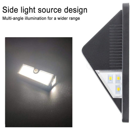 Lámpara Solar de Pared con Sensor de Movimiento Tres Caras - Image 15