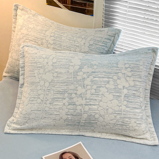 Fundas de Almohada en Terciopelo de Leche Extra Grueso - Image 12