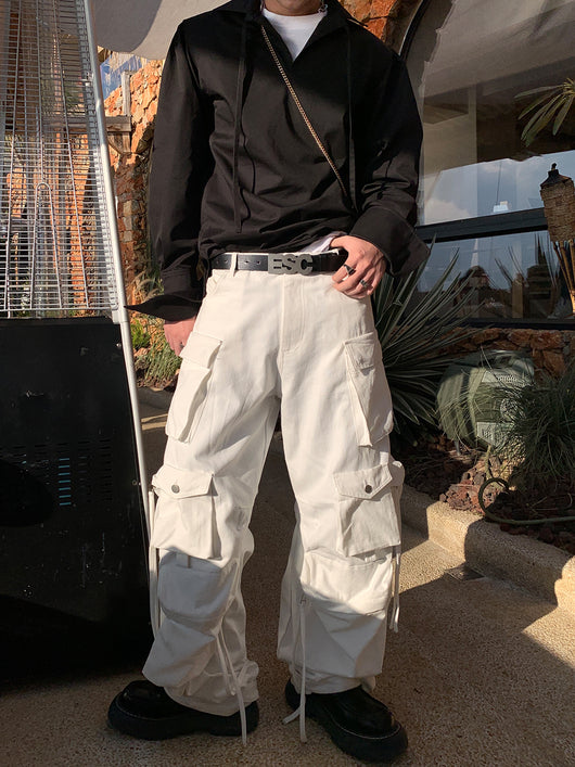 Pantalones Cargo Casuales Multibolsillos para Hombre - Image 5