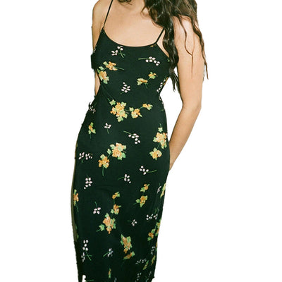 Vestido Maxi Elegante con Escote V y Estampado Exclusivo - Image 10