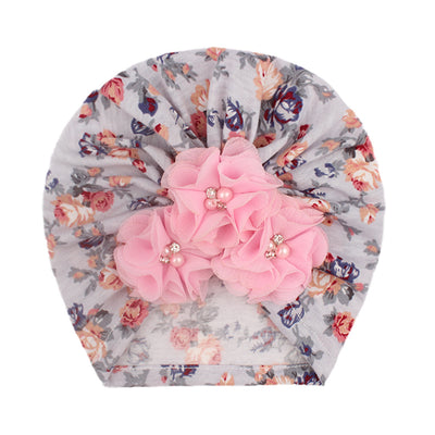 Gorro Turbante Floral para Bebé Niña - Beanie con Diseño Elegante - Image 13