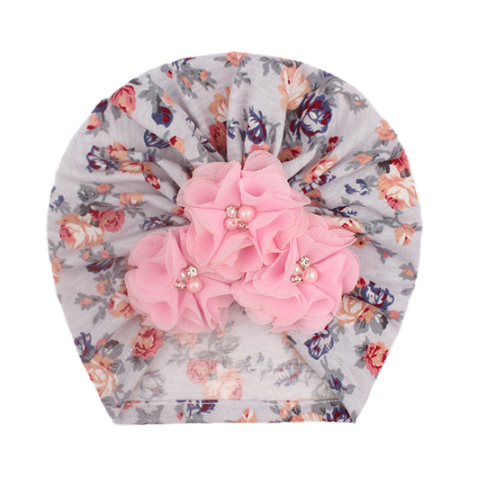 Gorro Turbante Floral para Bebé Niña - Beanie con Diseño Elegante - Image 13