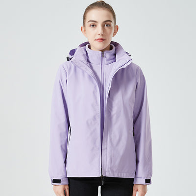 Chaqueta de Montaña 3 en 1 Desmontable Impermeable Unisex - Image 9