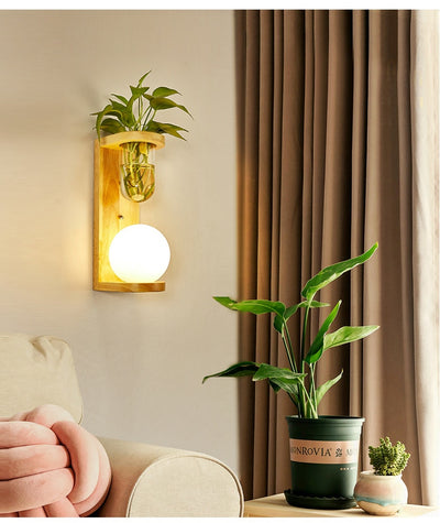 Lámpara de Pared en Madera para Dormitorio y Mesita de Noche - Image 24