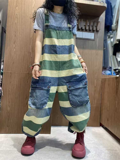 Mono Corto Denim Tallas Grandes con Tirantes e Impresión - Image 19