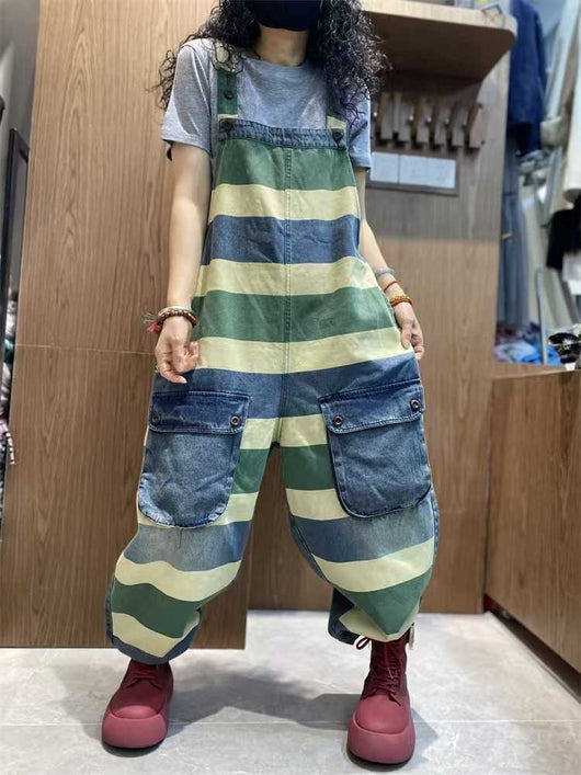 Mono Corto Denim Tallas Grandes con Tirantes e Impresión - Image 19
