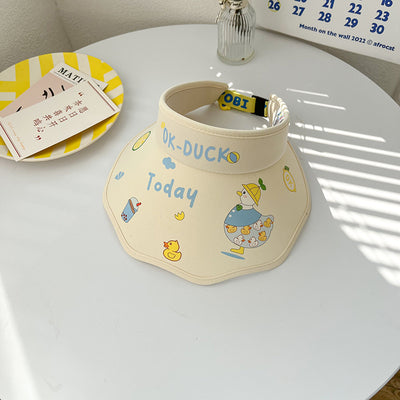 Sombrero de Sol para Niños con Volantes y Protección UV de Dibujos Animados - Image 5