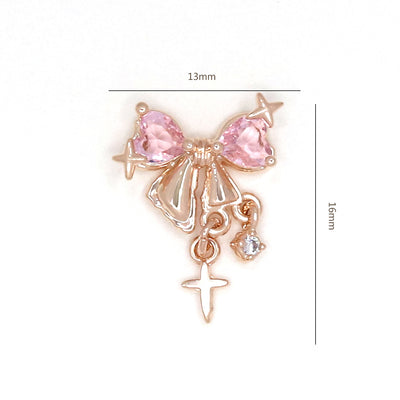 Adorno de Uñas Moño con Circonita Brillante - Image 13