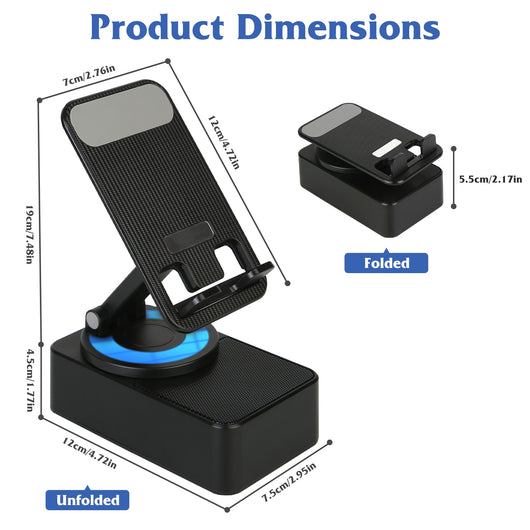 Soporte Inalámbrico 4 en 1 Plegable con Batería de 5000mAh, Luz RGB y Rotación 360° - Image 6