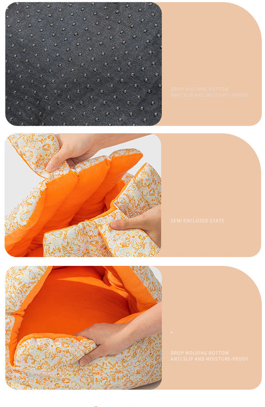 Nido Triangular para Mascotas - Cama Semiencerrada Reversible Todo Clima - Image 20