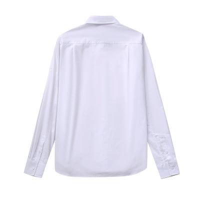 Camisa de Popelina con Detalles de Joyería - Estilo Europeo y Americano - Image 8