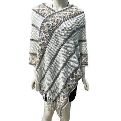 Chal Pullover Étnico con Diseño de Diamantes - Image 15