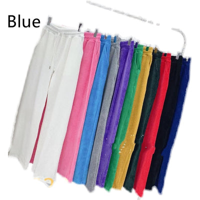 Pantalones de Pana Cintura Alta Recta Gruesos - Image 6