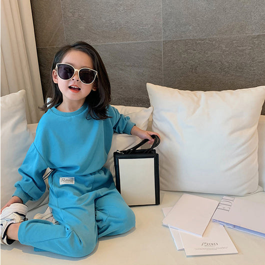 Conjunto Deportivo Niña Estilo Coreano Primavera Suelto y Cómodo - Image 13