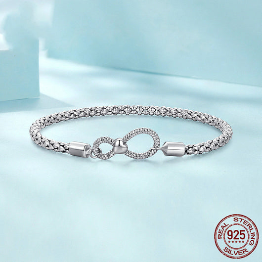 Pulsera de Plata 925 con Símbolo del Infinito - Joyería Minimalista para Mujer - Image 3